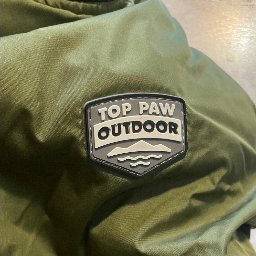 Top Paw Green Outdoor Dog Jacket